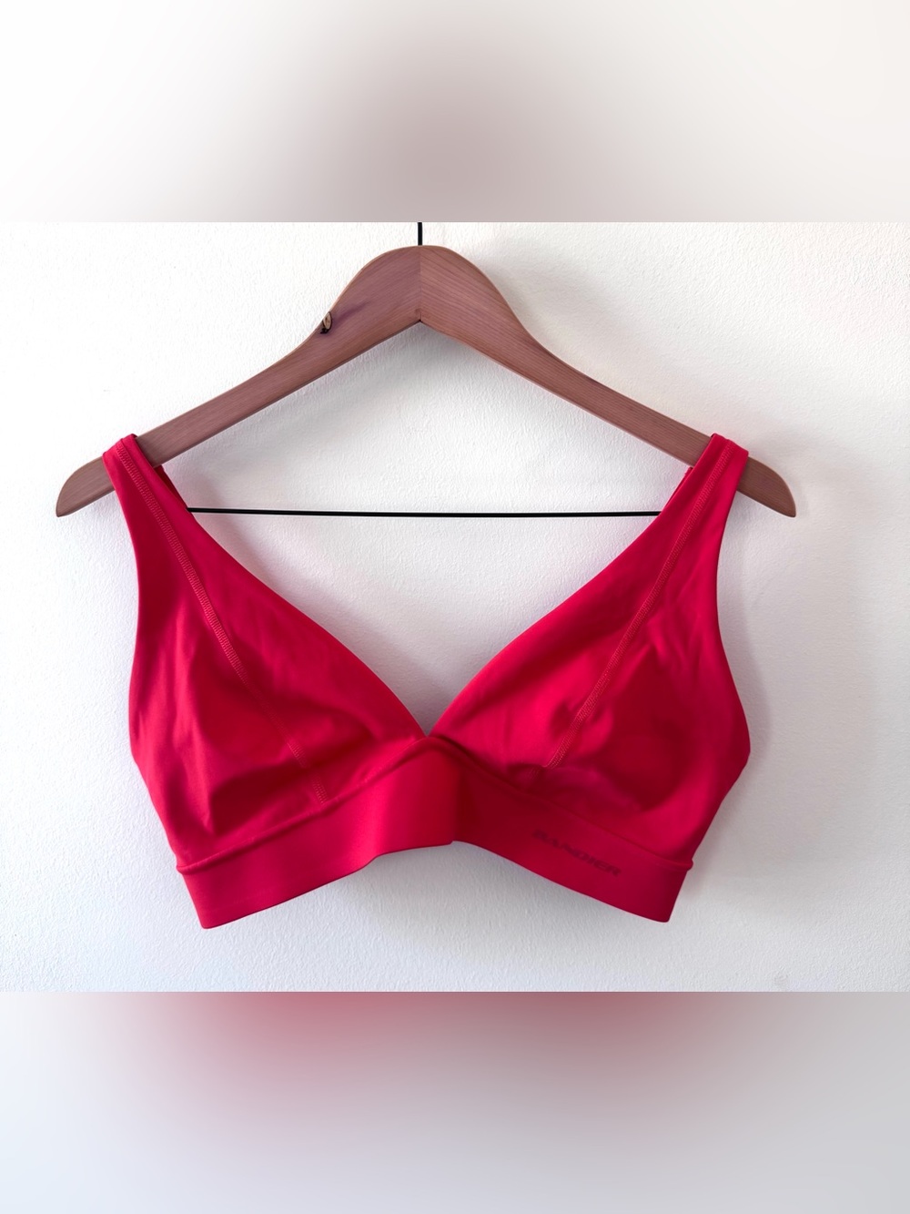 BANDIER Lollipop Tango Red Matching Activewear Set Leggings S Bra M